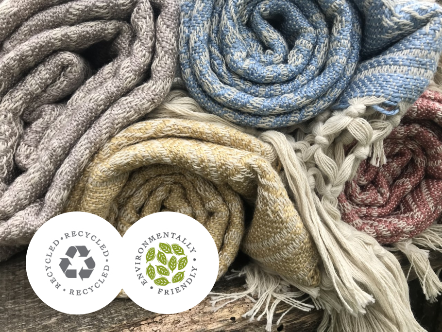 Made from 100% Recycled PET yarn!